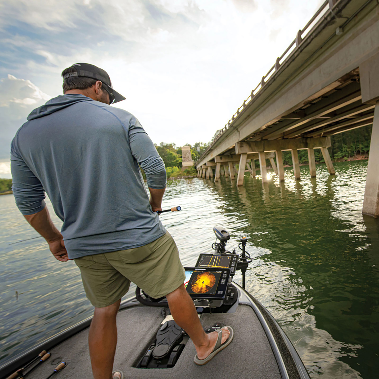 Humminbird MEGA Live TargetLock and MEGA 360 Dual Mount - Ultrex