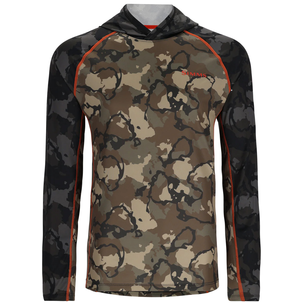 Simms Challenger Solar Hoody R Camo Olive Drab/R Camo Carbon / S