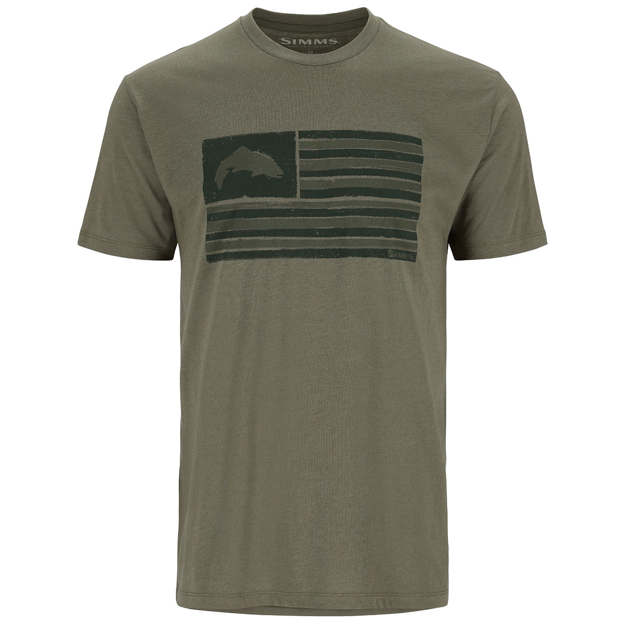 Simms Men's Americana T-Shirt - Military Heather,S