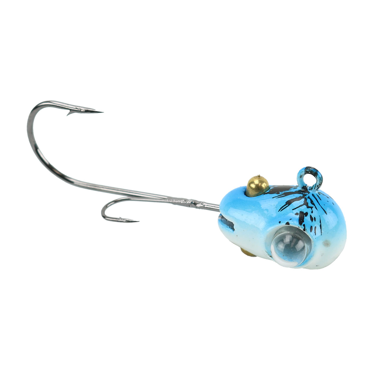 Acme Tackle Jack-Knife Jig - 1/8 oz. - Blue Glow Splash