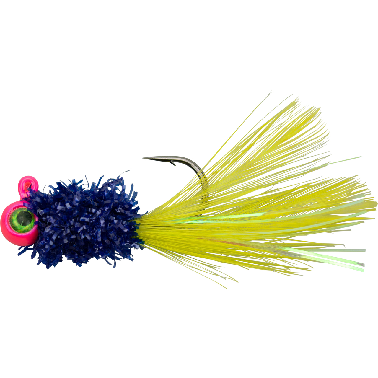 Jenko Kevin Rogers Warbird Hand Tied Jig 1/8 oz / Yellow/White/Blue