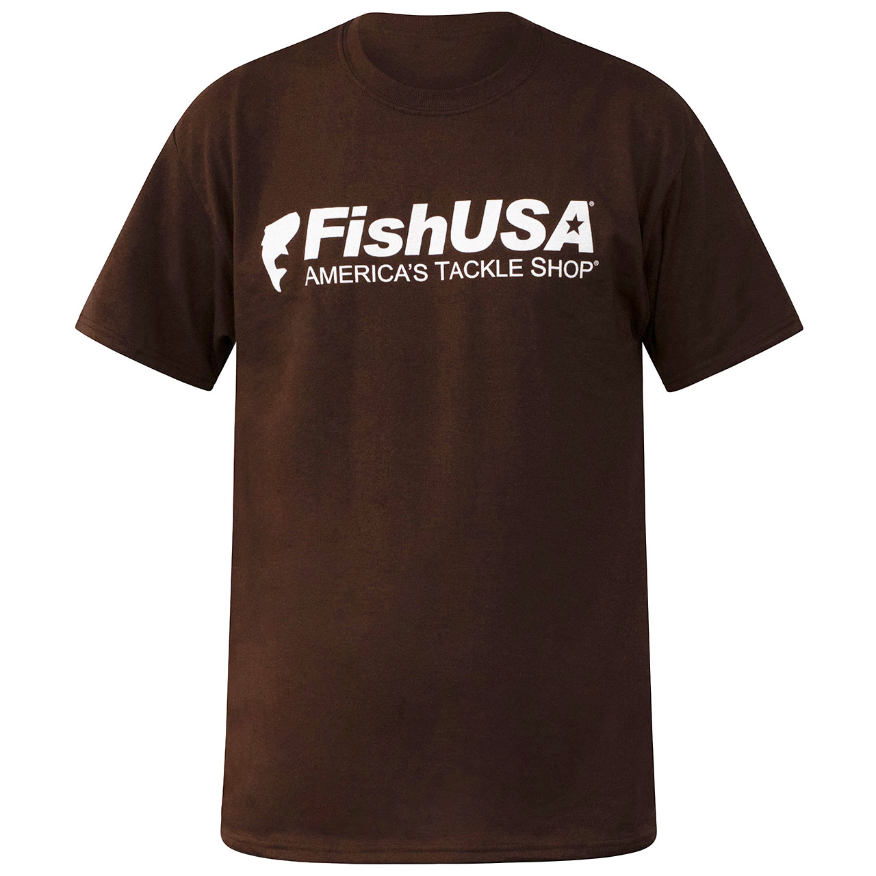 FishUSA Men's Walleye Tactics T-Shirt | Brown; 2XL | FishUSA