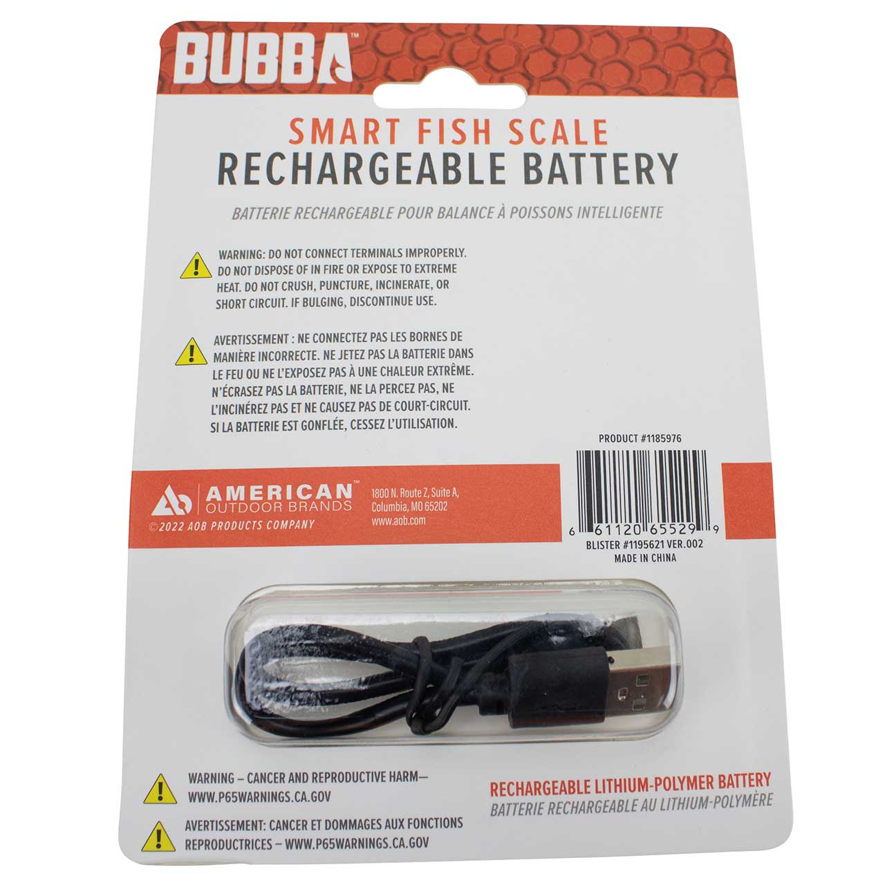 Bubba Blade Smart Fish Scale Rechargeable Battery