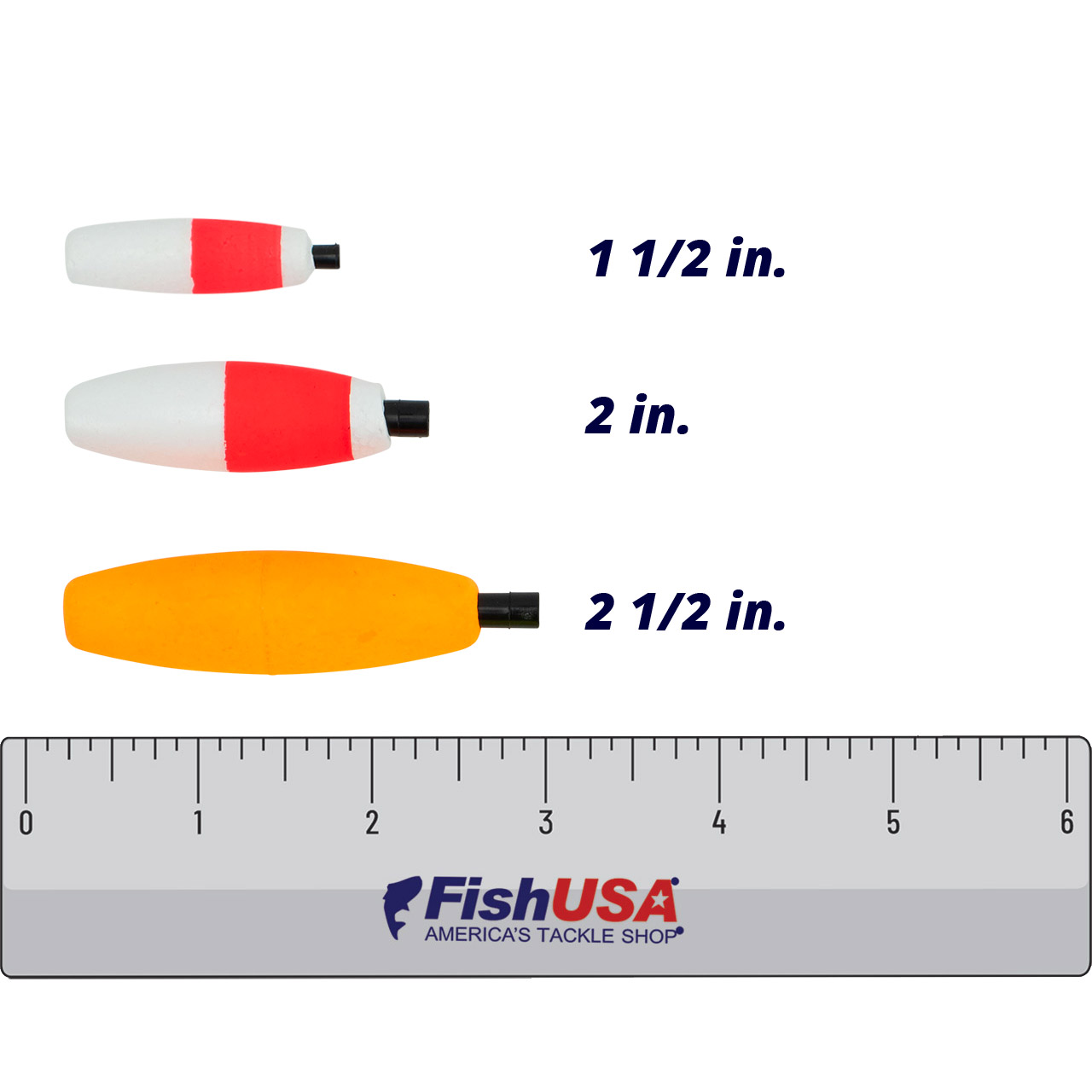 20 Thill Fish N Foam PEAR Oval Floats Red/white 1 1/4 in Slip Stick SSLE120  for sale online