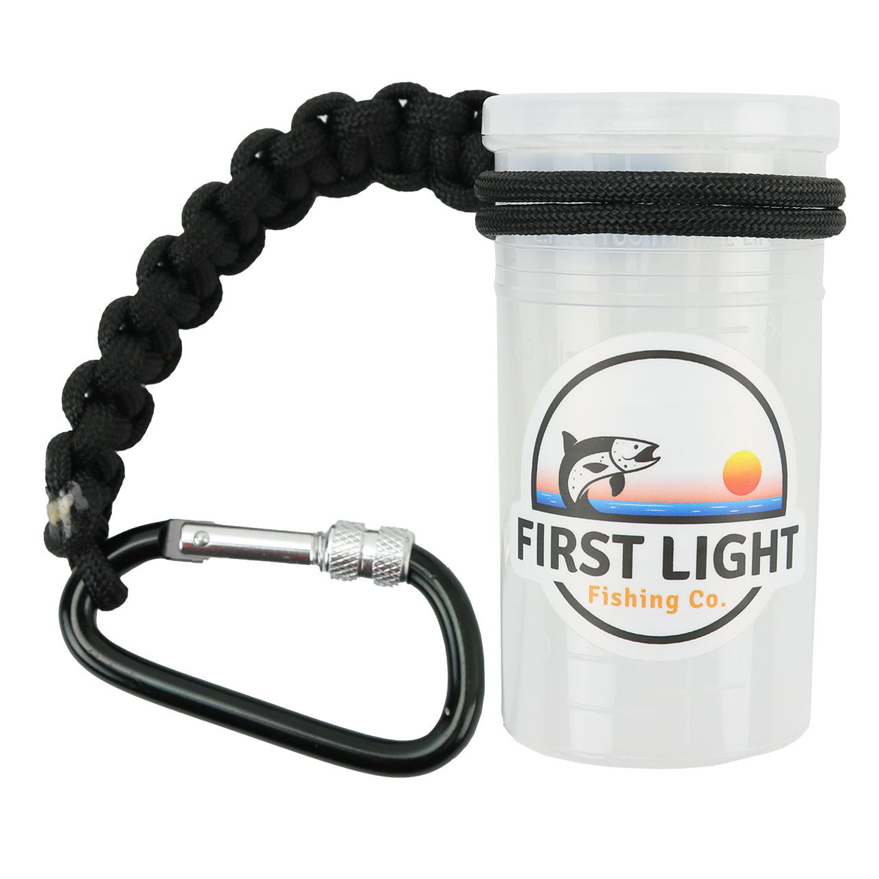 First Light Fishing Paracord Egg Sack Holder | Black; Double | FishUSA