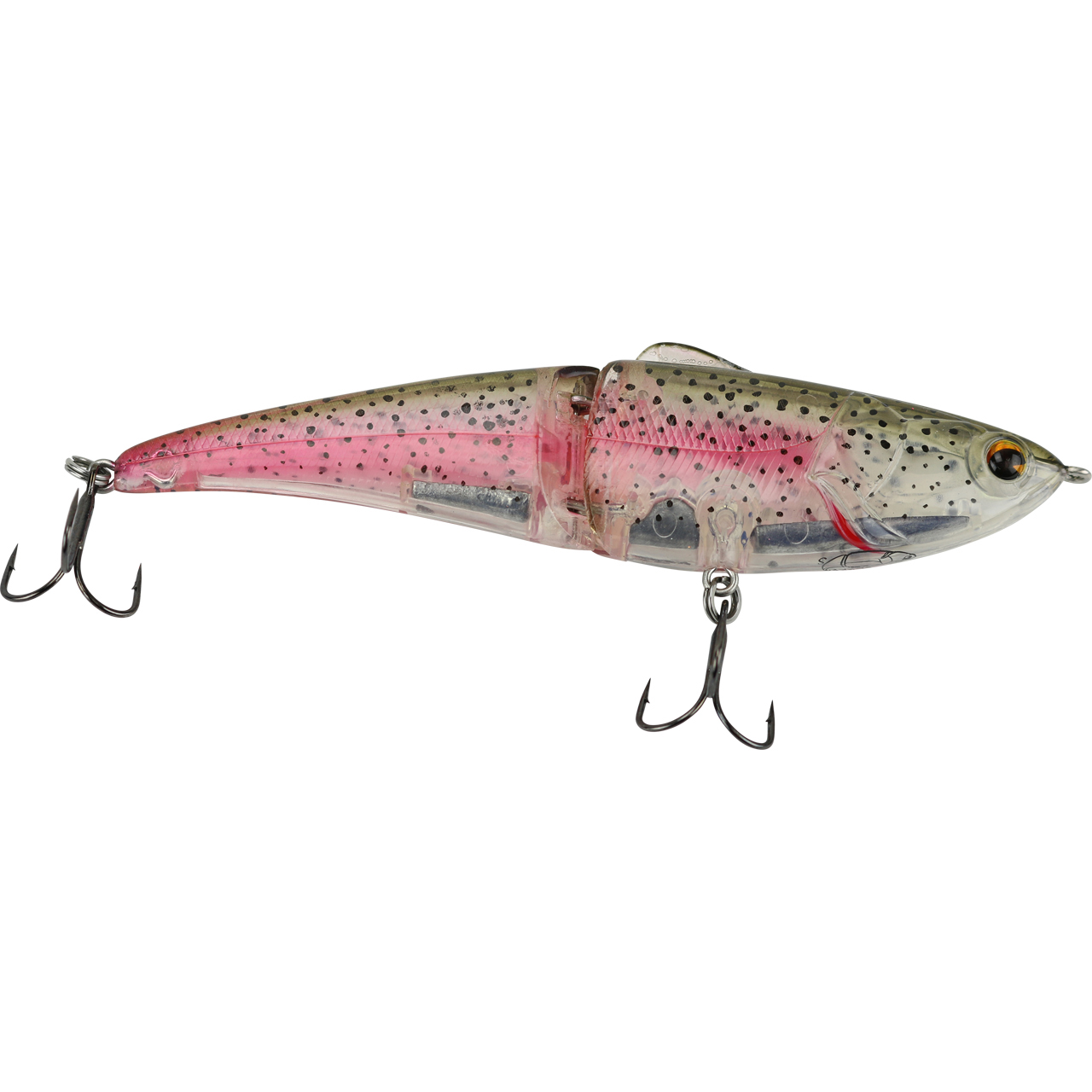 Ima Glide Fluke 125 Sinking Ghost Rainbow Trout