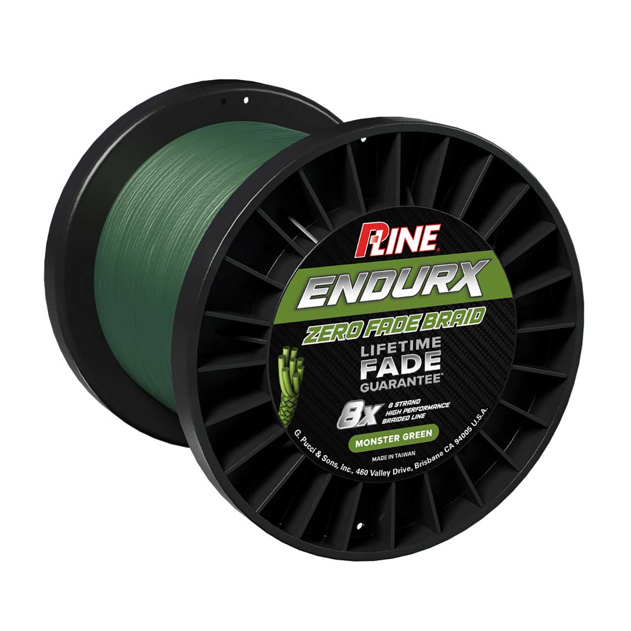 P-Line EndurX Zero Fade Braided Fishing Line - Monster Green by Sportsman's Warehouse