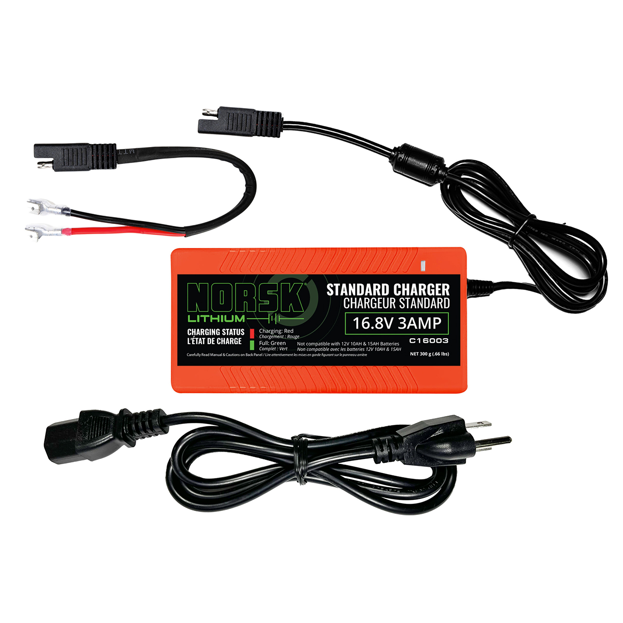 Norsk 3A Lithium-Ion Charger Quick Connect FishUSA