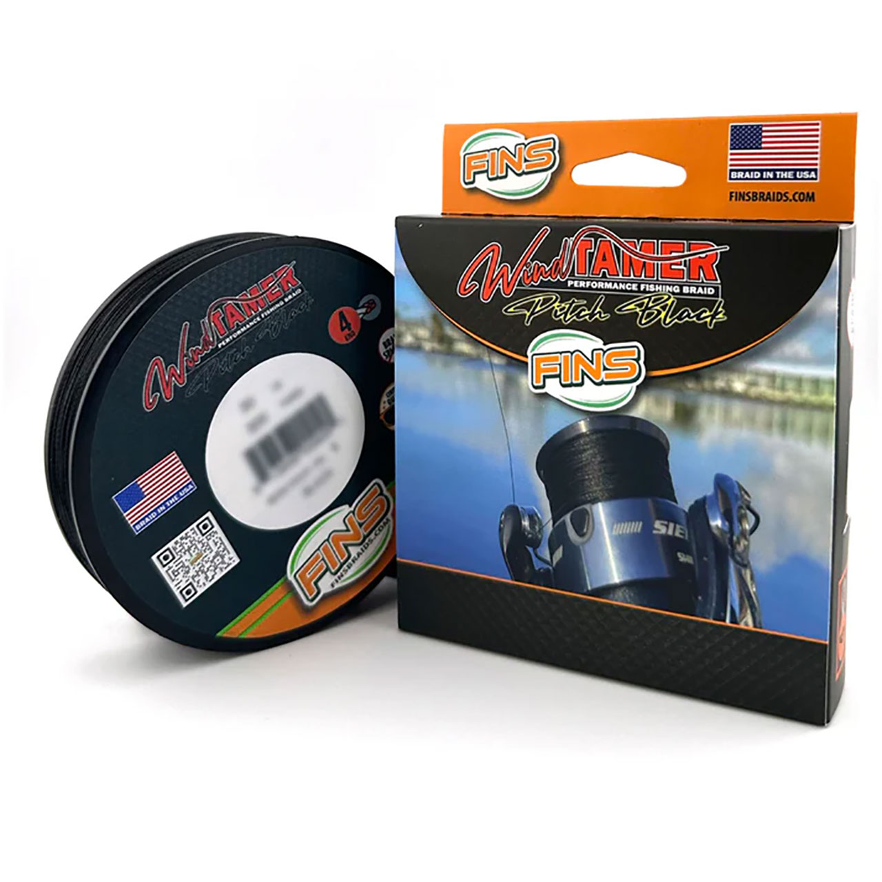 Fins Spectra 1500-Yards Windtamer Fishing Line, Slate Green, 14kg Fins Spectra 1500-Yards Windtamer Fishing Line, Slate Green, 14kg