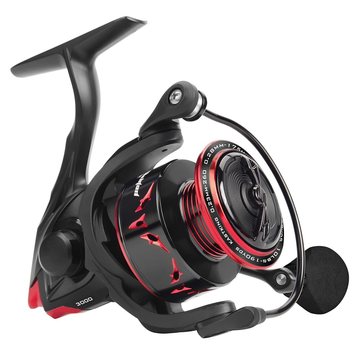 fast reel fishing Reaction Tackle Baitcasting ReactCast Edition- High-Speed 7.3:1 Gear Ratio Right Handed the oversized clutch has been moved to the pinion for quicker hook sets KastKing Speed Demon Elite Spinning