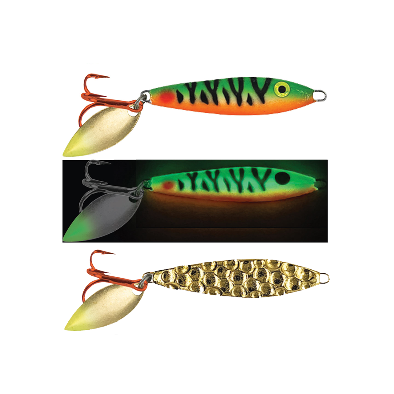 aqua spoon fishing lure minneapolis mn Moonshine Lures Walleye With its glowing attraction and battle PK Micro Spoon | Chartreuse;