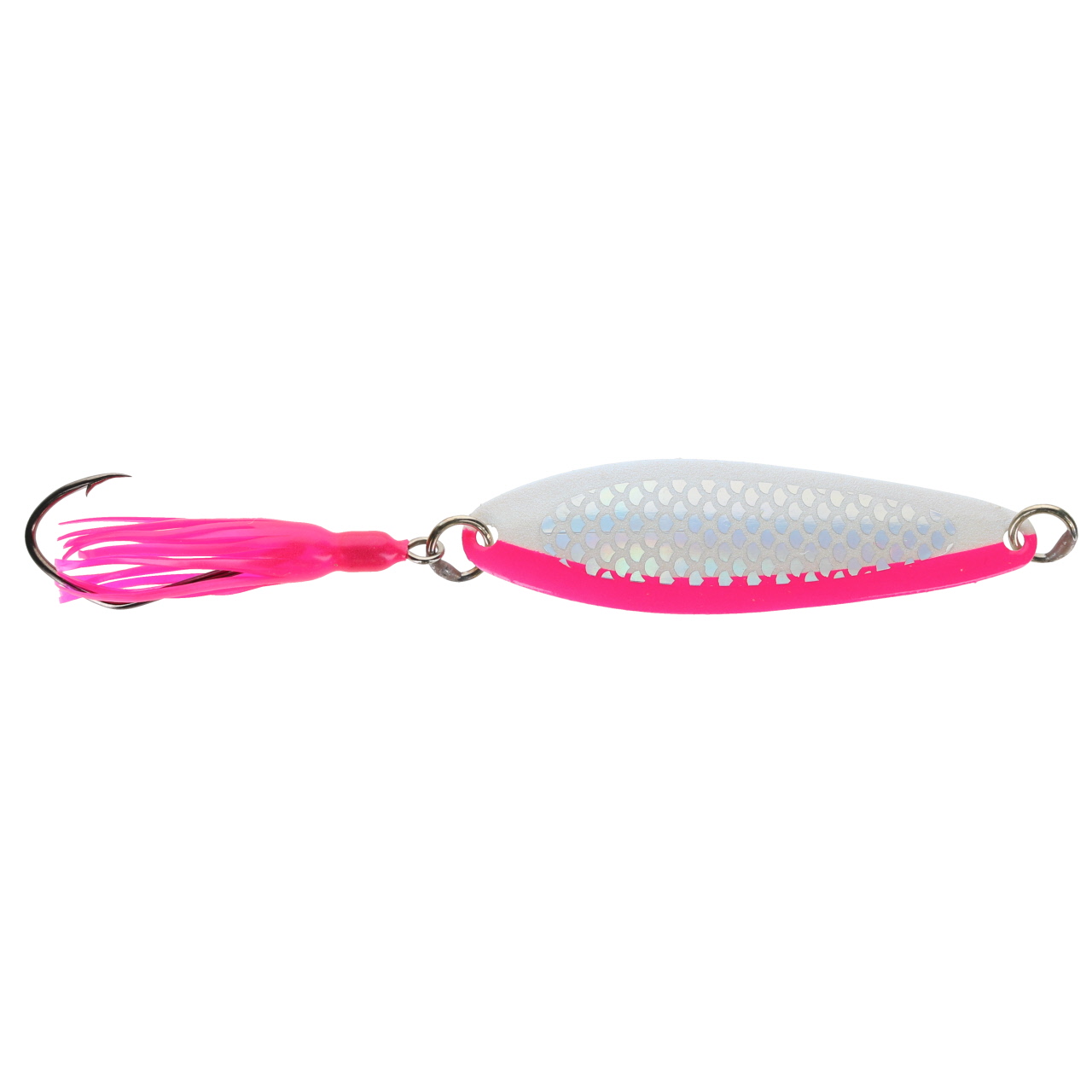 Silver Horde Kingfisher Tailwagger Hoochie Trolling Spoon | FishUSA