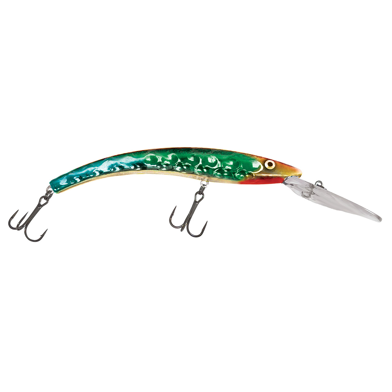 deep diving fishing lures 800 Series Reef Runner Hammered Deep Diver Toasty Chrome