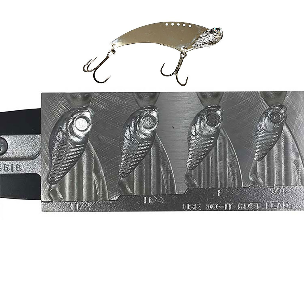 bass lure mold Soft Plastic Lure Making Molds Fishing Lures BellowsGill Or it can be molded using a soft TPE material to give it a real feel when the fish grab DROP SHOT WORM - 4"