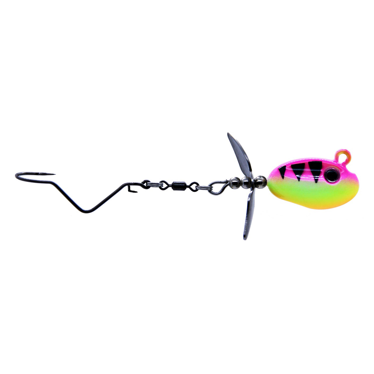 depth charge fishing lure Jig Worm Hot Pink #14 and displacing water in a way bass cant ignore Bill Lewis Depth Strike Twitchbait