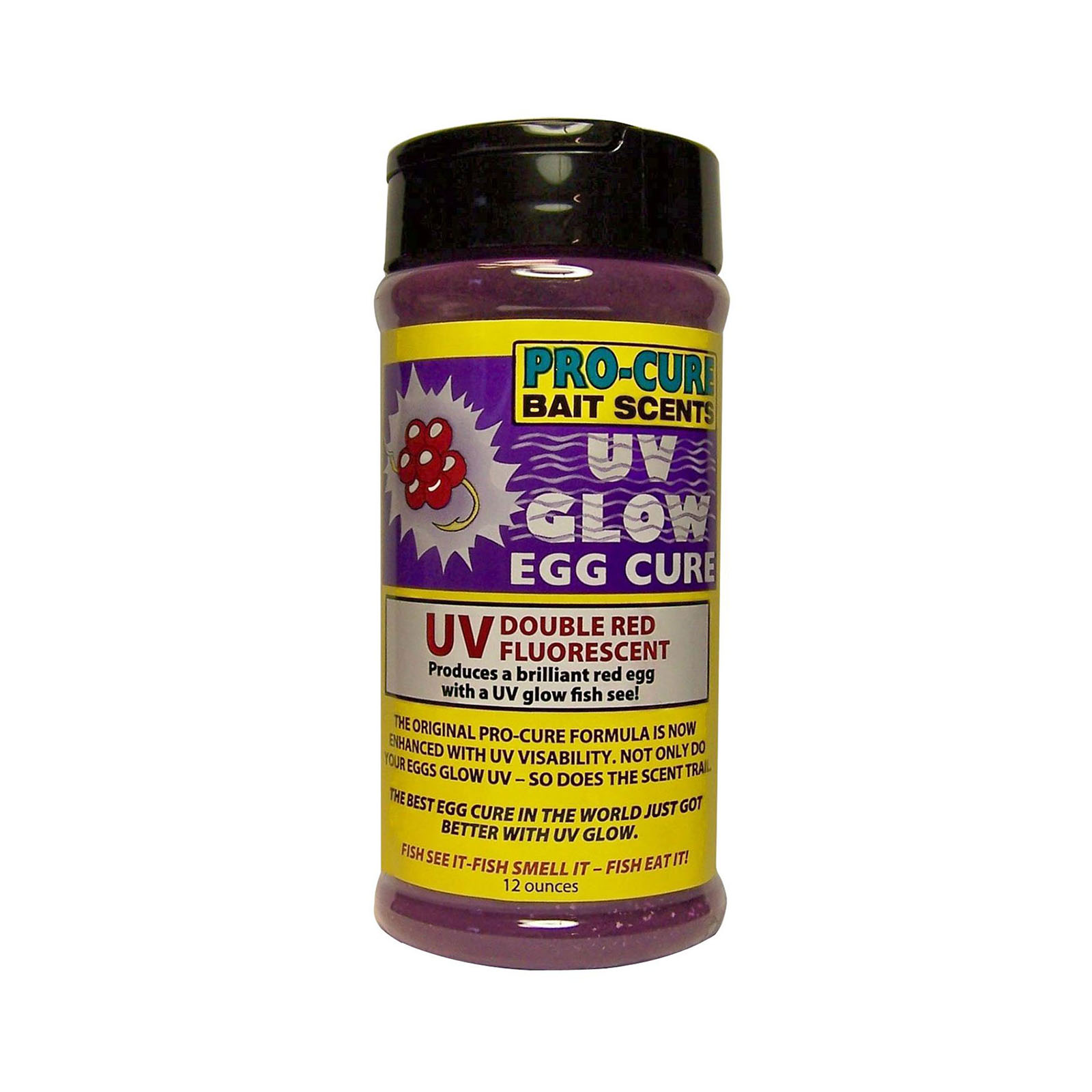 Pro-Cure UV Glow Egg Cure 12 Ounce Double Red Fluorescent
