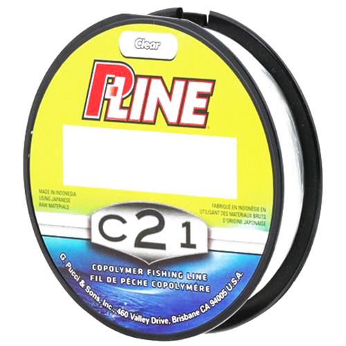 copolymer fishing line for spinning reel P-Line C21 Copolymer Line Bulk Spool 50 lb.; Clear
