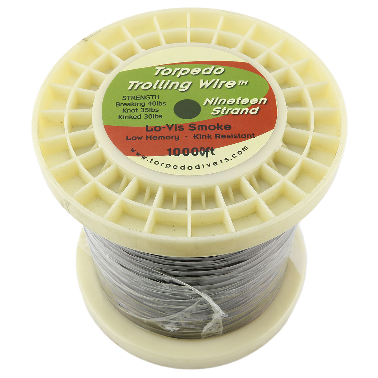 Torpedo Weighted Steel Trolling Wire Line 400 ft. P0088