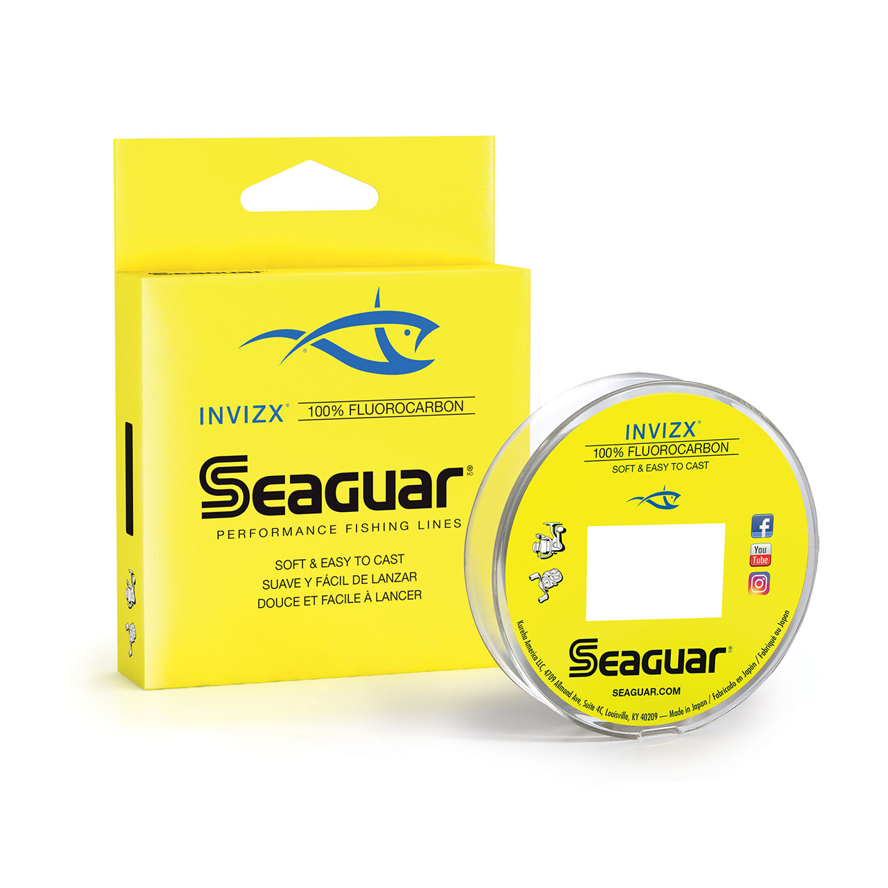 Lineaeffe Take Akashi Ultraclear Fluorocarbone 100m Diamètre 0.350mm - Ligne De Pêche Invisible Lineaeffe Take Akashi Ultraclear Fluorocarbone 100m Diamètre 0.350mm - Ligne De Pêche Invisible