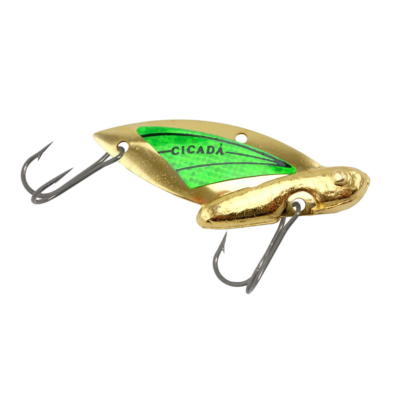 Reef Runner Cicada Silver/Chartreuse; 1/4 oz.