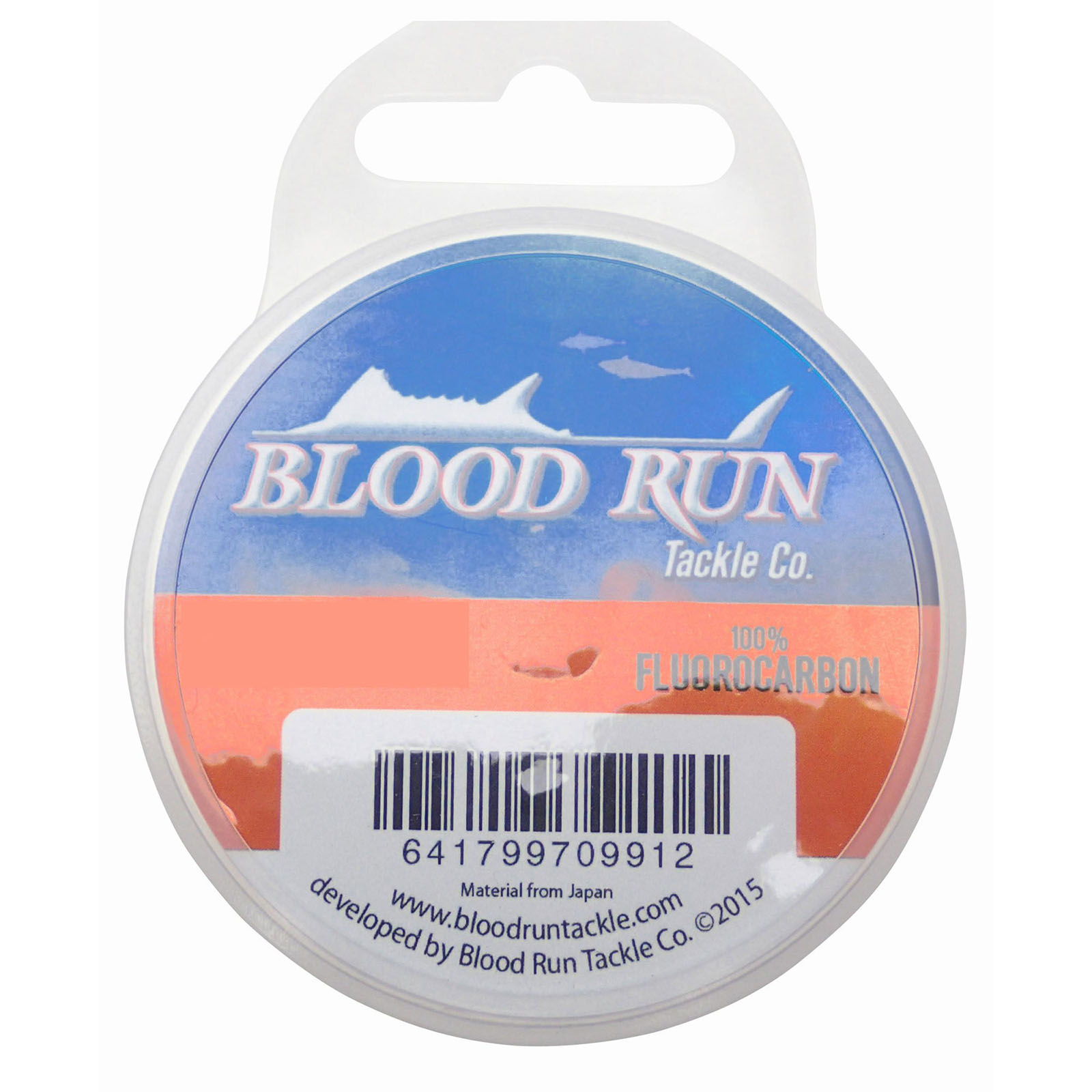 Blood Run Fluorocarbon Leader 12 lb 50 yd