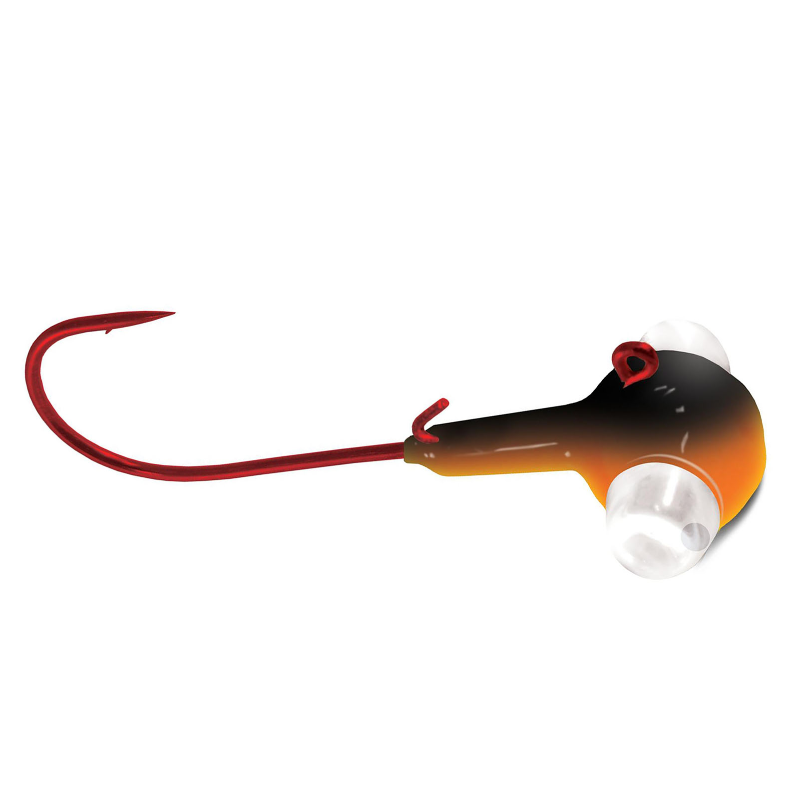 Kalin's Rattlin' Google Eye Jigs Black/Orange; 3/8 oz.