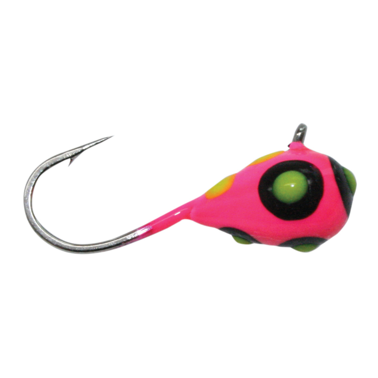 12 NEW SUPER GLOW SPOONS pink JIGS ICE FISHING CRAPPIE for rod red hooks K  & E