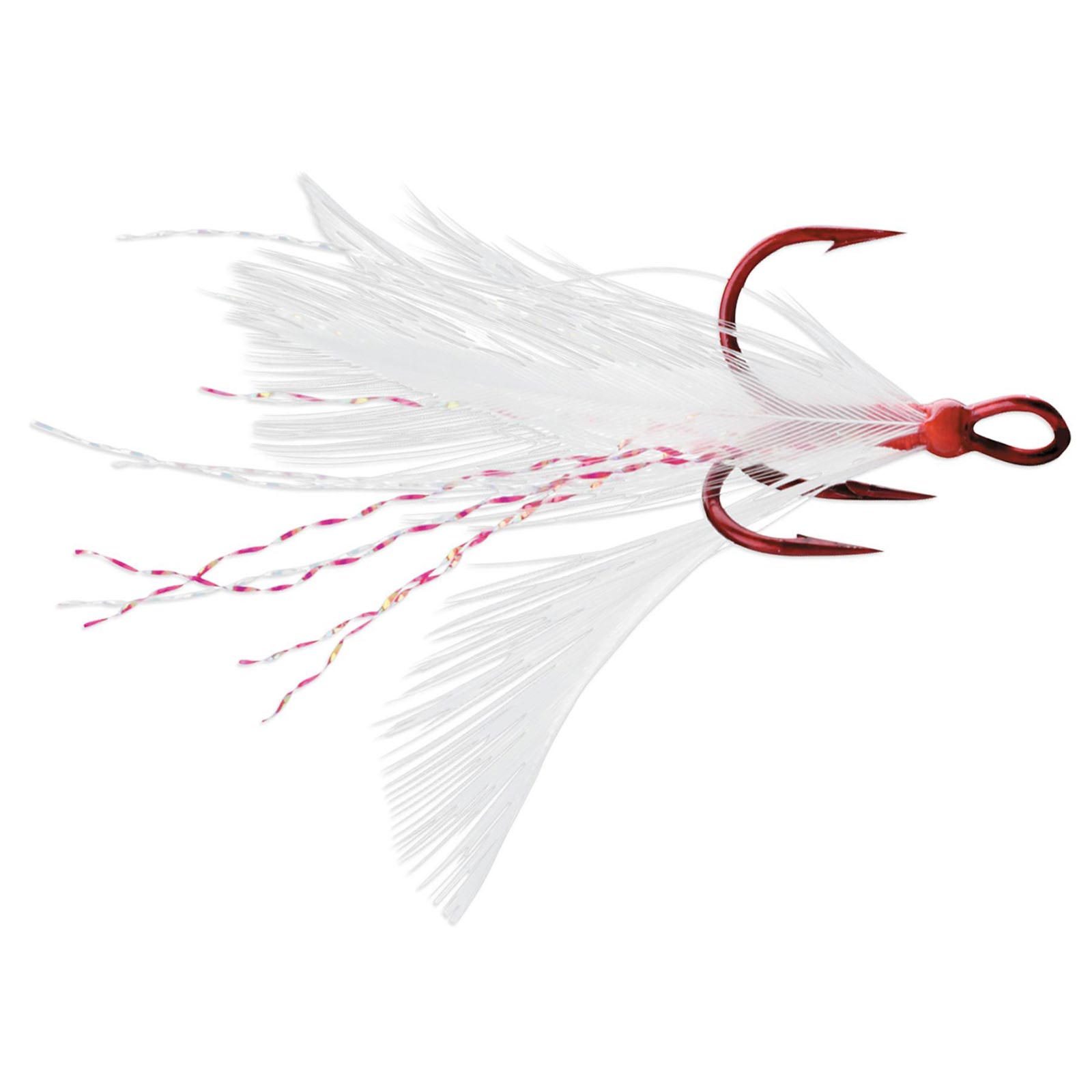 Hameçon Triple Vmc Bucktail Dressed – Taille 2 – Blanc Et Jaune – Neuf