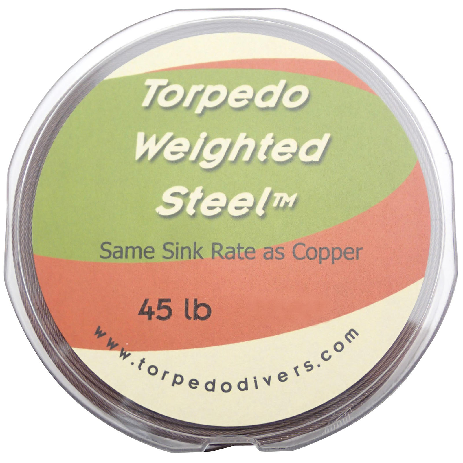 Torpedo Weighted Steel Trolling Wire Line