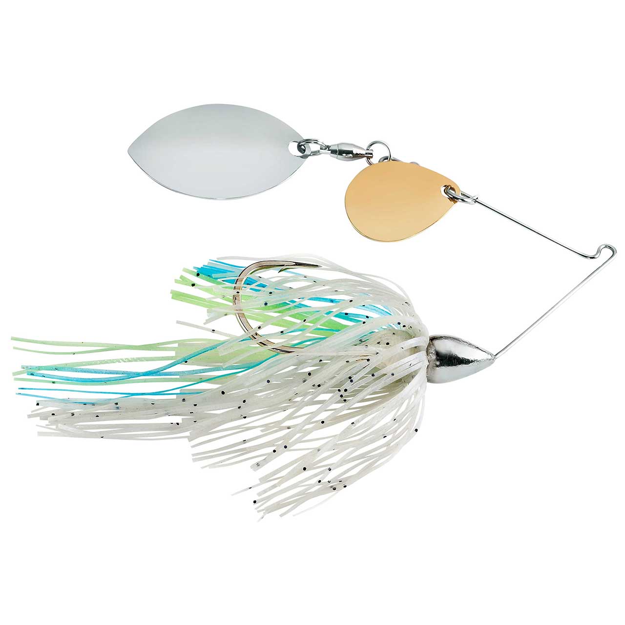 War Eagle Finesse Spinnerbait Hot White/Chartreuse