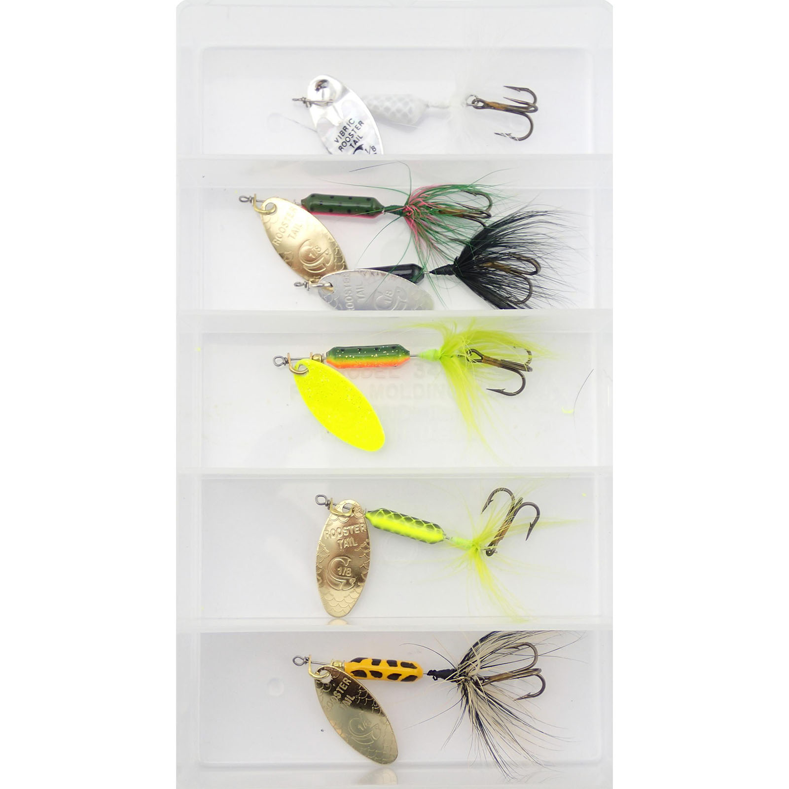 best rooster tail lure for trout Bait Spinner Fishing Lures Kit,30pcs Metal Spoon Lures with Feathered Treble Hooks Bass Walleye Freshwater Saltwater : Sports & Outdoors many times when nothing else will work Rooster Tails Best Spinners For