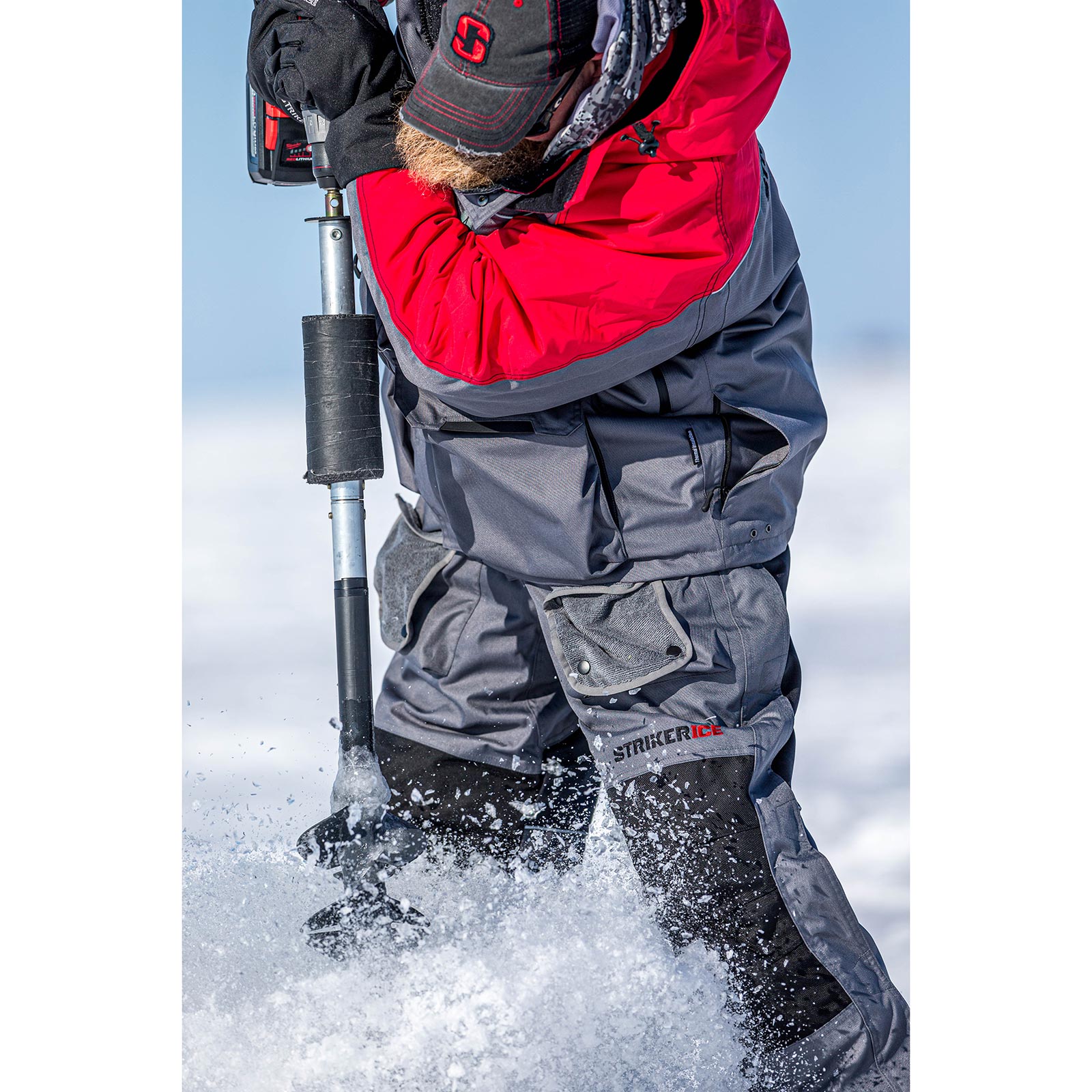 Mens Ice Fishing Bibs 4X Tall Striker Ice Bib Floating Extreme Cold Weather  Bibs