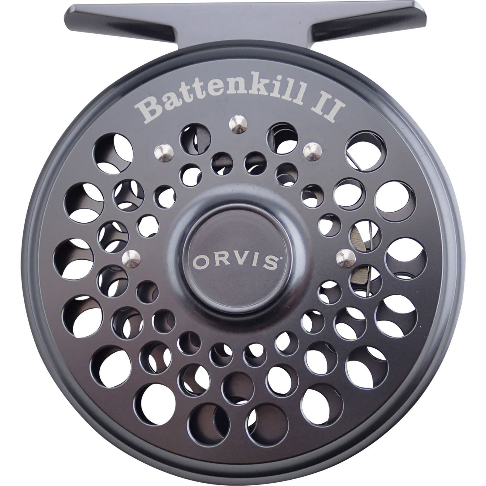 An Orvis Battenkill 5/6, 3 trout fly reel in Orvis pouch; and a