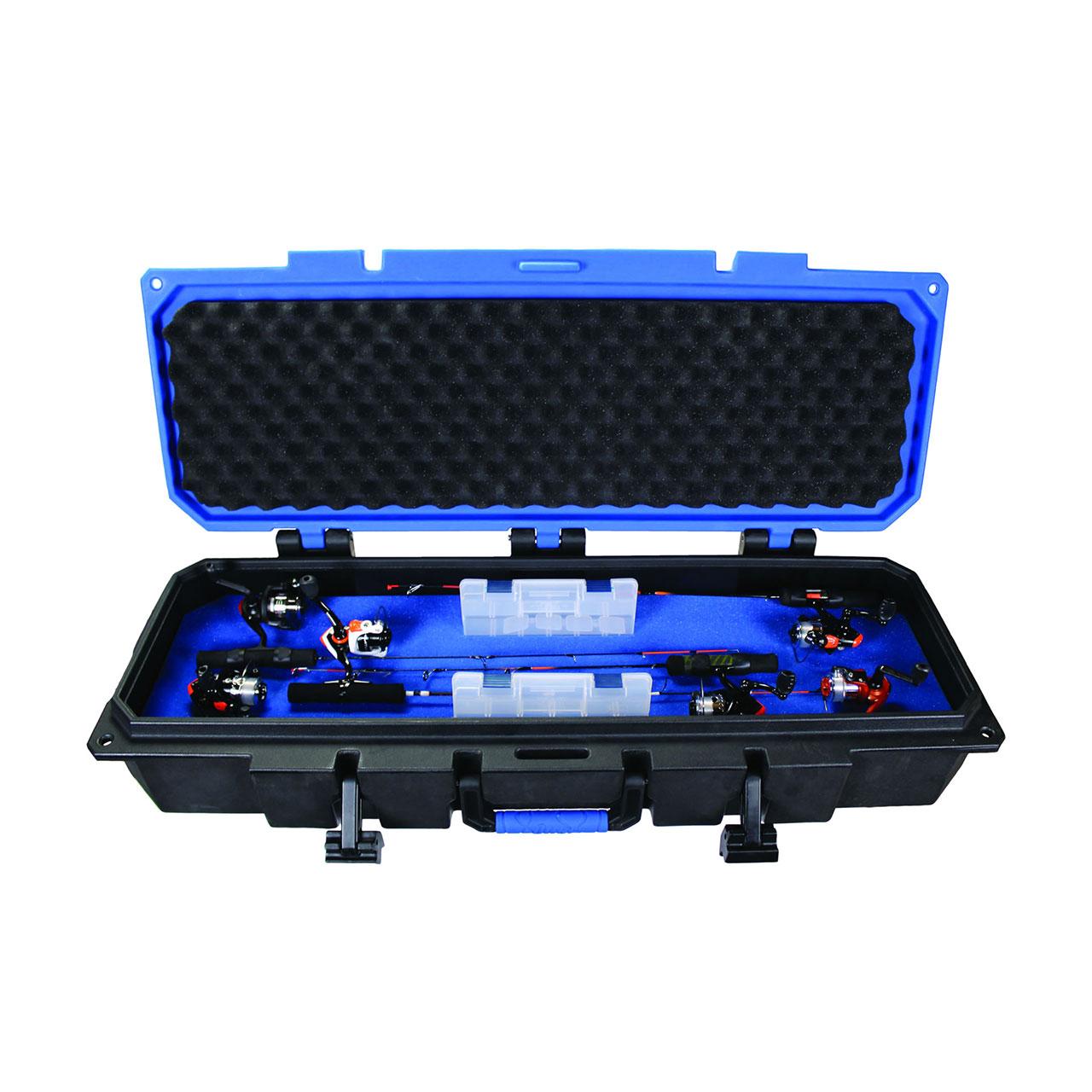 duo meiho tackle box reversible PRICE w/o GST) Silver Horde Colors:Blue totaling 12 slots Premium Quality Abu Garcia Zata Baitcasting