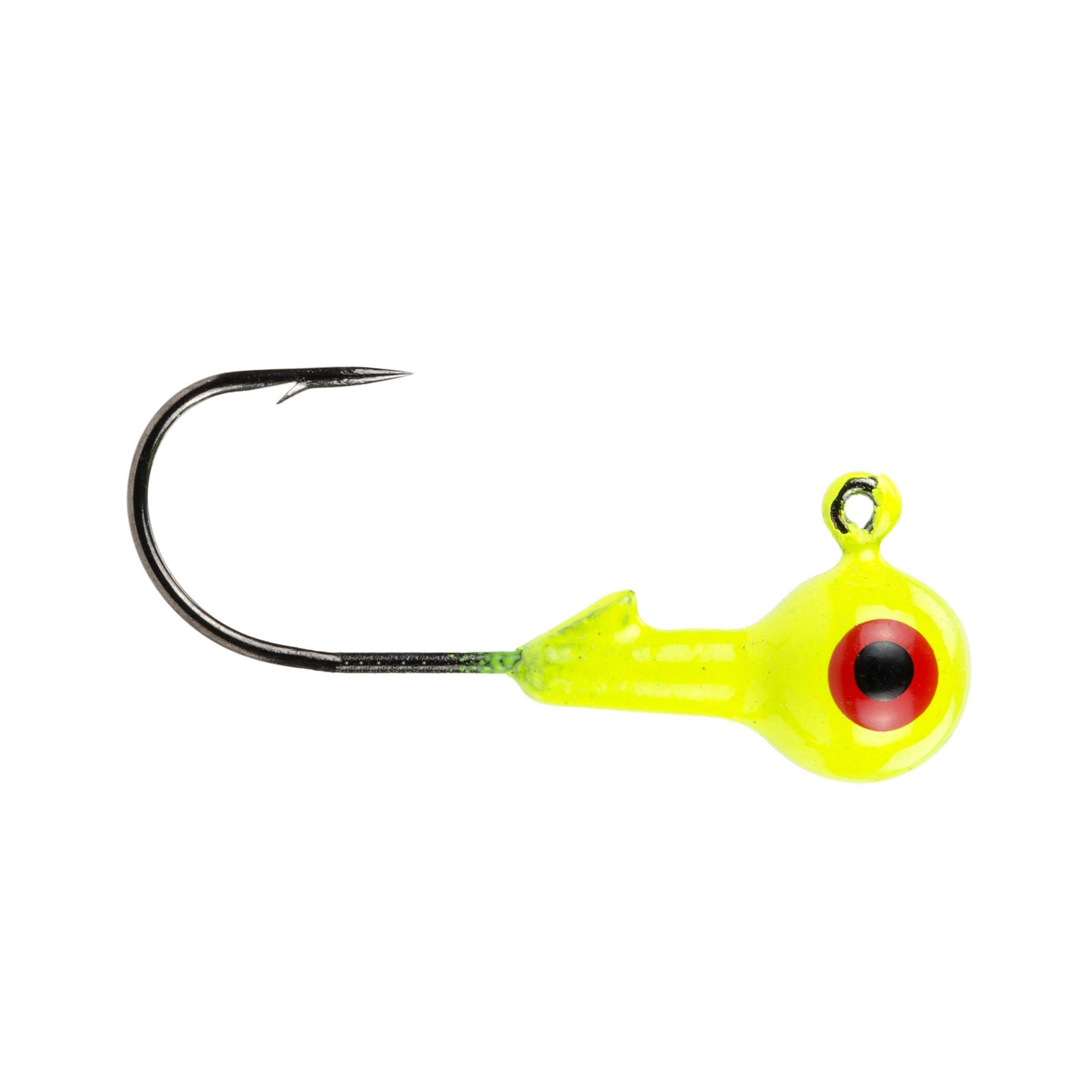 Strike King Mr. Crappie Jig Head Chartreuse; 1/8 oz.; 8 pack