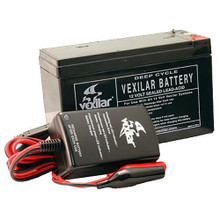 Vexilar 12v 9Ah High Performance Battery & Charger Set