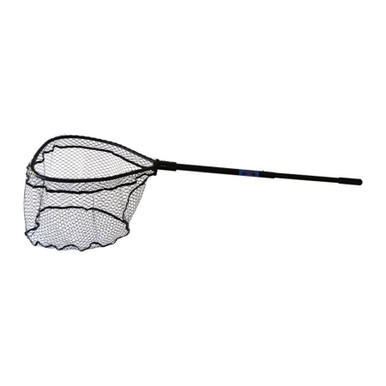 Fishing Landing Trout Clear Black Rubber Net Mesh Catch Tackle Dip