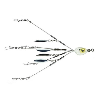 5 Arms Alabama Umbrella Rig Fishing Ultralight Tripod Bass Lures Bait Kit  Junior Ultralight Willow Blade Multi-Lure Rig - China Alabama Rig and  Umbrella Rig price