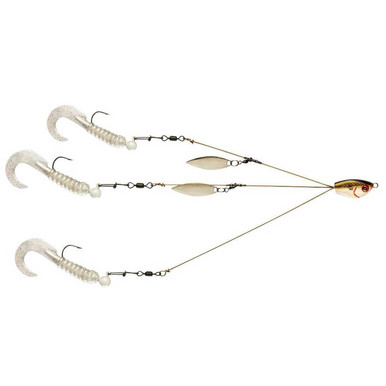 Frenzy Baits Kira Umbrella Rig | Sexy Shad; KIRABH5-SS | FishUSA