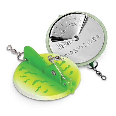 Luhr-Jensen Dipsy Diver Snubber - Chartreuse / 6 inch - Fin