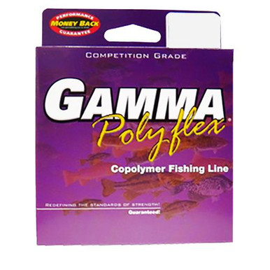 Gamma Polyflex Copolymer Fishing Line Filler Spool, Hi-Vis Gold