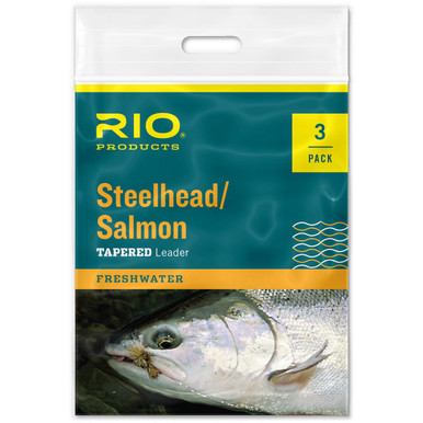 Rio Steelhead/Salmon 9' Leader 3-Pack - 12lbs