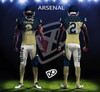 Fully Custom Game Football Uniforms - Design examples