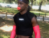 Padded Compression Shirt/ Sleeveless - Free head tie with purchase