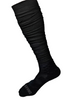 BLACK -OBJ Padded - EXTRA Long Scrunchie  Socks - See Product Video