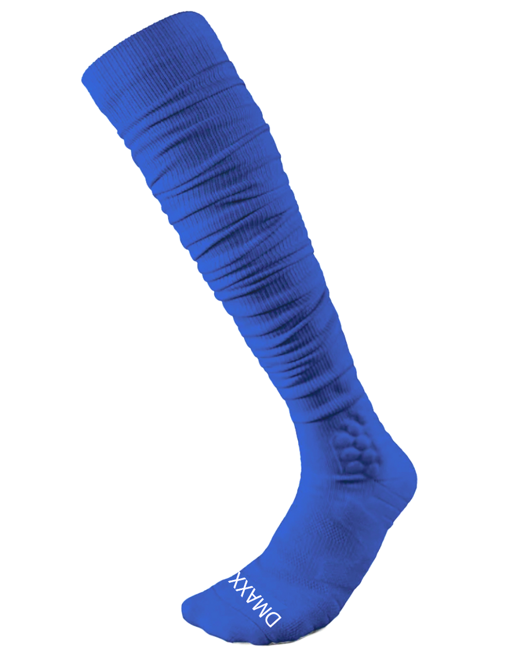 ROYAL BLUE - OBJ Padded - EXTRA Long Scrunchie  Socks  - See Product Video