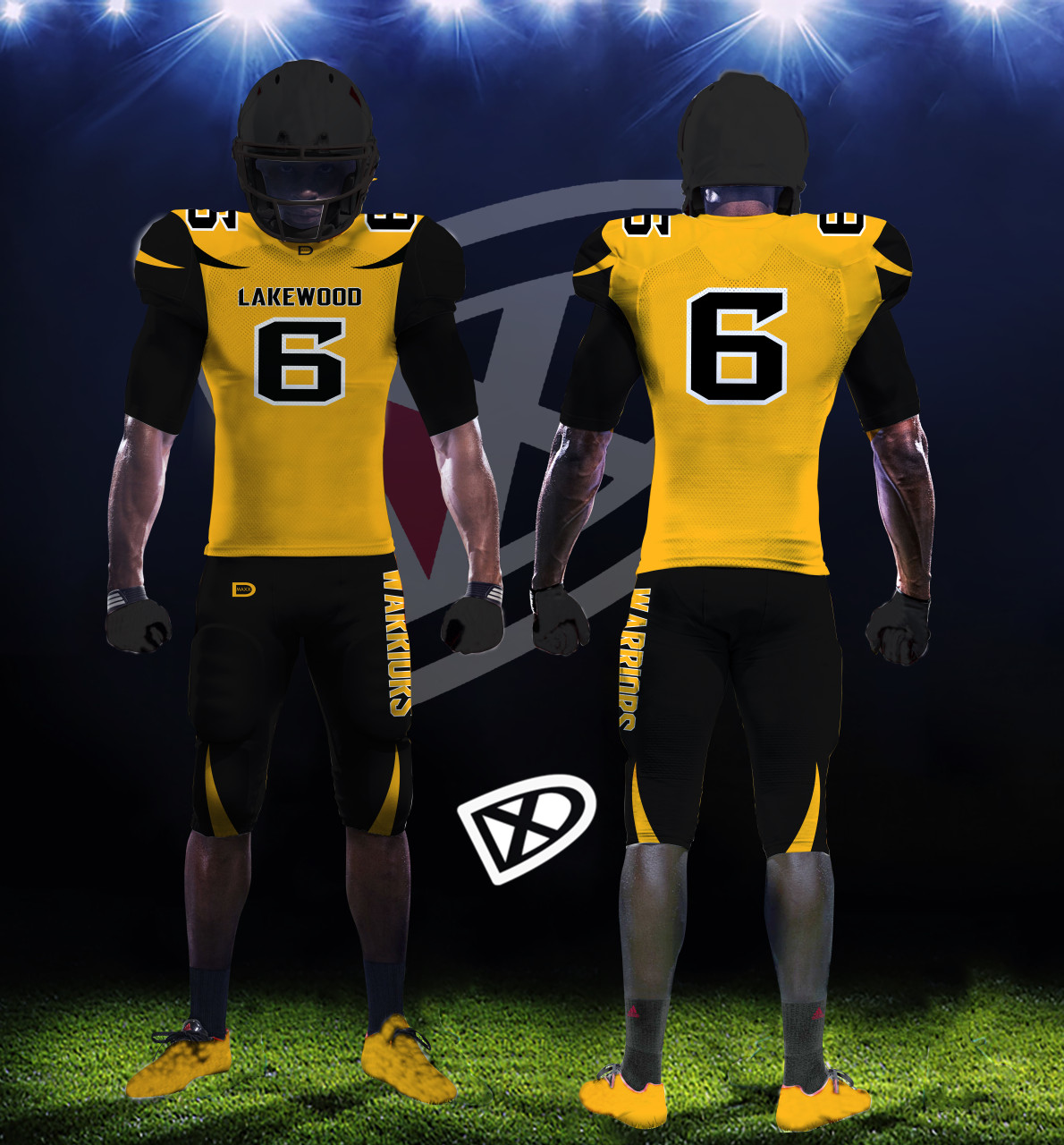 football uniforms