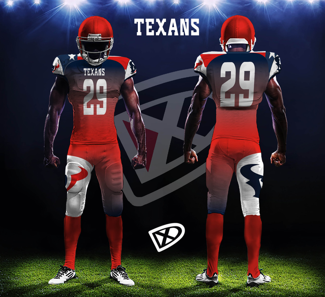 Fully Custom Game Football Uniforms - Design examples - Dmaxx Sports