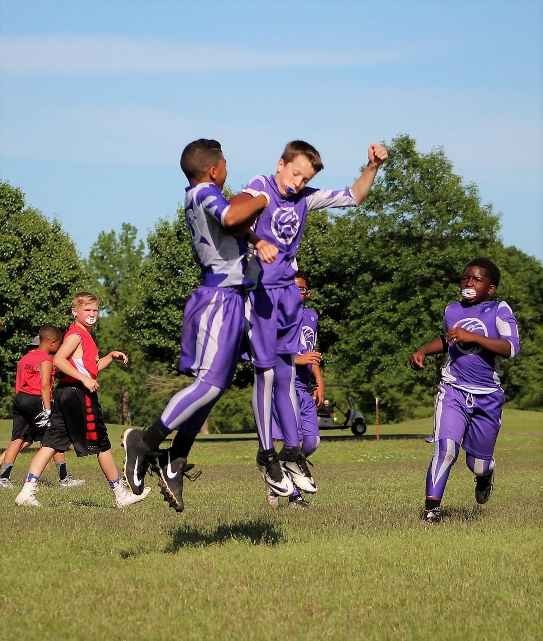 Flag Football -7ON7  Short Sleeve Compresson shirts and shorts set 