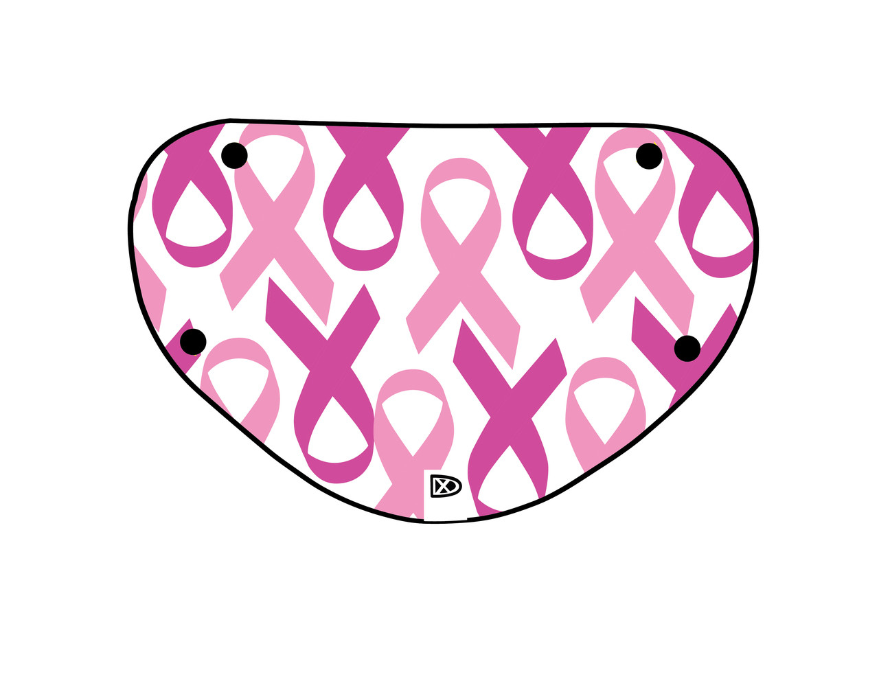 Breast Cancer Awareness Back Plate Skin - Schutt